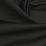 Polyester Stretch Sateen Fabric, 210 gsm, 160 cm — Black — photo 1