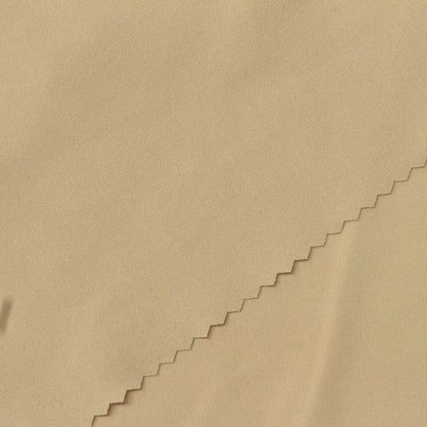 Nylon Stretch Interlock Knit Fabric, 125 gsm, 165 cm — Khaki