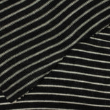 Black Horizontal-Stripe Knit, Viscose, 115 gsm, 140 cm, ref EF-218430 — photo 1