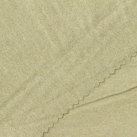 Light Beige Marl Jersey Knit, Viscose-Metallic