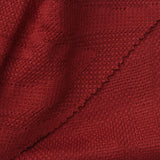 Jacquard Polyester Viscose Stretch Pointelle Knit Fabric, 370 gsm — Red — photo 1