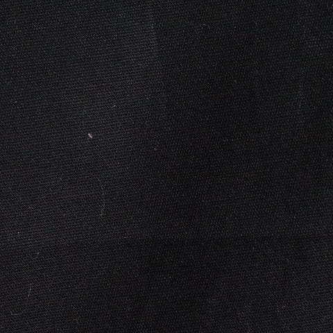Cotton Stretch Twill Fabric, 230 gsm, 147 cm — Black