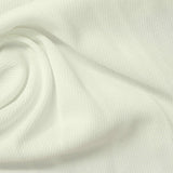 100% Polyester Birdseye Knit Fabric, 200 gsm, 150 cm — White — photo 1