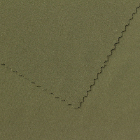 Nylon Stretch Interlock Knit Fabric, 210 gsm — Green
