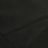 Polyester Stretch Linen-Look Fabric, 268 gsm, 155 cm — Black — photo 1