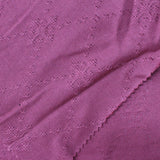 Purple Marl Pointelle Knit, Cotton-Modal — photo 1
