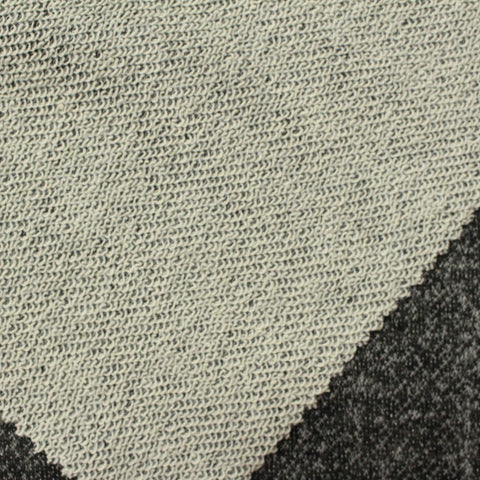 Black Marl French Terry, Poly-Viscose, 265 gsm