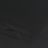 Polyester Stretch Linen-Look Fabric, 250 gsm, 160 cm — Black — photo 1