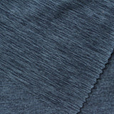 Blue-Grey Marl Jersey Knit, Polyester — photo 1