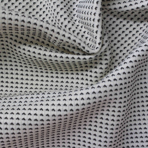 Dark Blue Heather Jacquard
