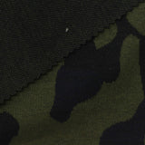 Green Camo Interlock Knit, Cotton-Poly — photo 1