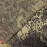 Red Leopard Knit, Polyester — photo 1