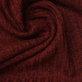 Red Marl Rib Knit, Polyester, 270 gsm — photo 1