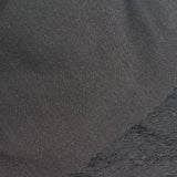 Jacquard Polyester Stretch Crepe Fabric, 250 gsm, 158 cm — Black — photo 1