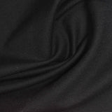 Viscose Nylon Stretch Interlock Knit Fabric, 230 gsm, 160 cm — Black — photo 1