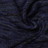 Dark Blue Marl Chunky Knit, Polyester, 170 gsm — photo 1