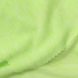 Light Lime Heathered-Marl Rib Knit, Poly-Viscose — photo 1