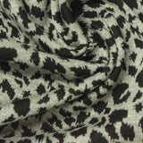 Dark Grey Animal Print Jacquard, Poly-Viscose — photo 1
