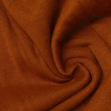 Brushed Polyester Cotton French Terry Fabric, 275 gsm, 185 cm — Brown — photo 1