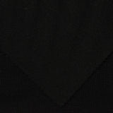 Polyester Stretch Interlock Knit Fabric, 418 gsm, 155 cm — Black — photo 1