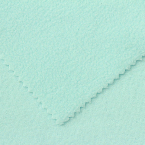 100% Polyester Fleece Fabric, 157 gsm, 150 cm — Green