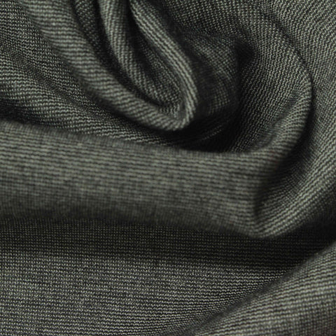 Dark Grey Marl Ponte Knit, Viscose-Nylon, 290 gsm