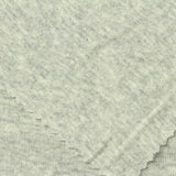Light Grey Heathered-Marl Rib Knit, Cotton, 180 gsm — photo 1