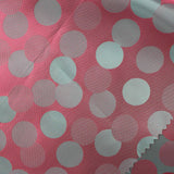 Pink Dots Jacquard, Poly-Viscose — photo 1