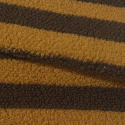 Brown Horizontal-Stripe Knit, Polyester