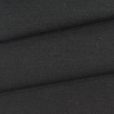 Cotton Stretch Interlock Knit Fabric, 320 gsm, 150 cm — Black — photo 1