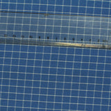 Blue Check Poplin, Cotton — photo 1