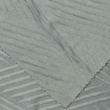 Light Blue Diagonal-Line Jersey Knit, Polyester — photo 1
