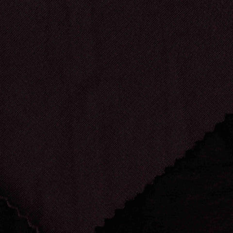 Polyester Stretch Warp Knit Fabric, 230 gsm, 185 cm — Black