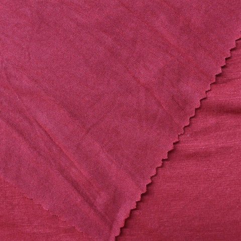 Red Marl Jersey Knit, Viscose, 135 gsm