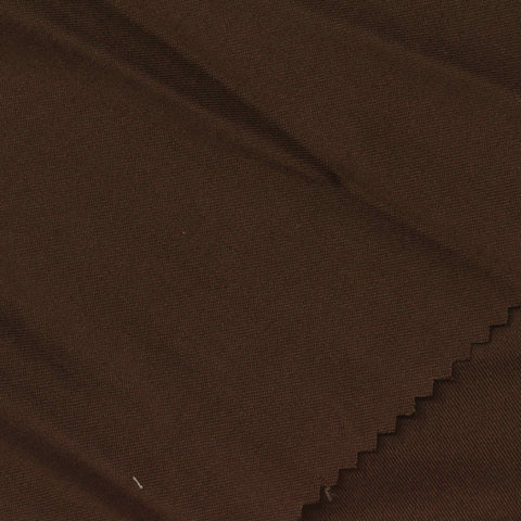 Dark Brown Twill, Poly-Viscose