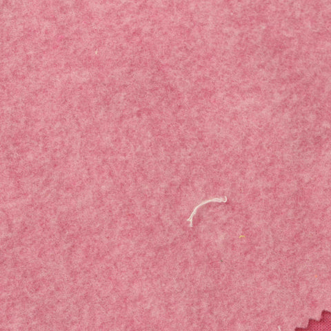 Brushed Cotton Polyester French Terry Fabric, 250 gsm, 160 cm — Pink