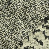 Black Animal Print French Terry, Cotton-Poly — photo 1