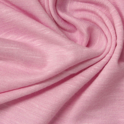 Pink Marl Jersey Knit, Poly-Viscose, 170 gsm