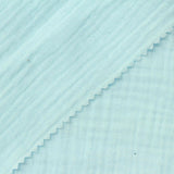 100% Cotton Crepe Fabric, 130 gsm, 140 cm — Blue — photo 1