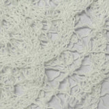 White Floral Knit, Polyester, 120 cm — photo 1