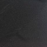 Brushed Polyester Viscose Stretch Chunky Knit Fabric, 185 gsm, 150 cm — Black — photo 1