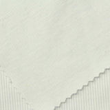 Polyester Cotton Stretch Rib Knit Fabric, 295 gsm, 120 cm — White — photo 1