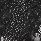 Black Floral Lace, Nylon, 125 gsm — photo 1