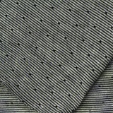 Dark Grey Horizontal-Stripe Jersey Knit, Cotton, 154 gsm — photo 1