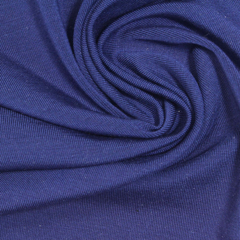Tencel Lyocell Stretch Jersey Knit Fabric, 260 gsm — Blue