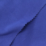 Cotton Stretch Rib Knit Fabric, 290 gsm, 154 cm — Blue — photo 1