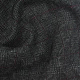 Dark Grey Check Jacquard, Poly-Viscose, 330 gsm — photo 1