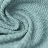 Brushed Viscose Nylon Stretch Interlock Knit Fabric, 430 gsm, 160 cm — Blue — photo 1
