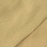 Cotton Polyester Stretch Rib Knit Fabric, 305 gsm, 135 cm — Beige — photo 1