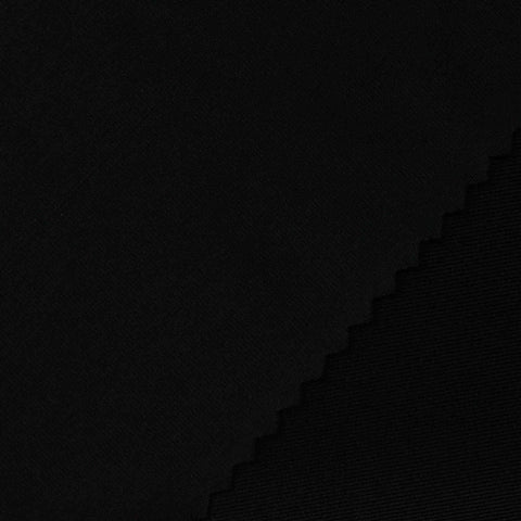 Polyester Stretch Knit Fabric, 180 gsm, 155 cm — Black, ref EF-232371
